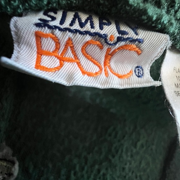 Simply‎ Basic Kids Bath Robe S 6/7 Green Tractor Embroidered Bedtime Lounging - Picture 4 of 10